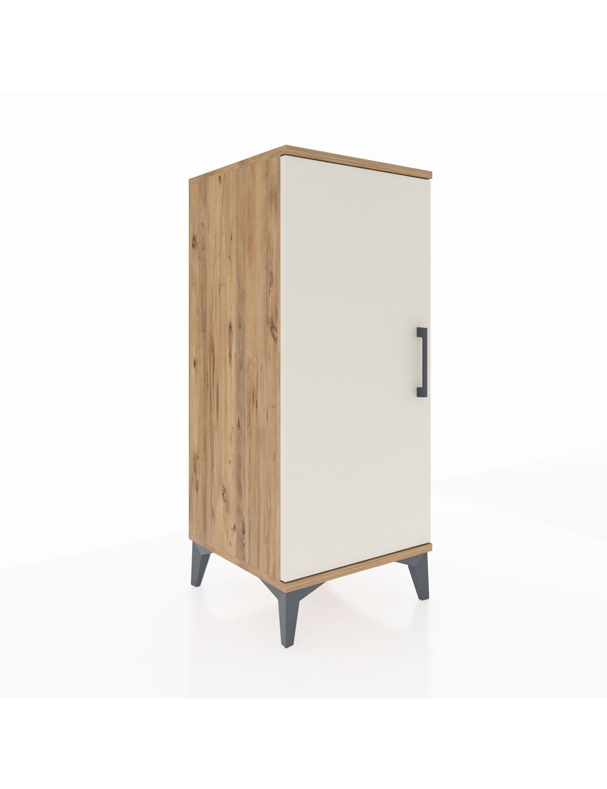 Hyperion Komodin Tek Raflı Tek Kapaklı 44x44x106 - S43M003V7B