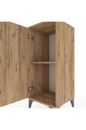 Hyperion Komodin Tek Raflı Tek Kapaklı 44x44x106 - S43M003V9B