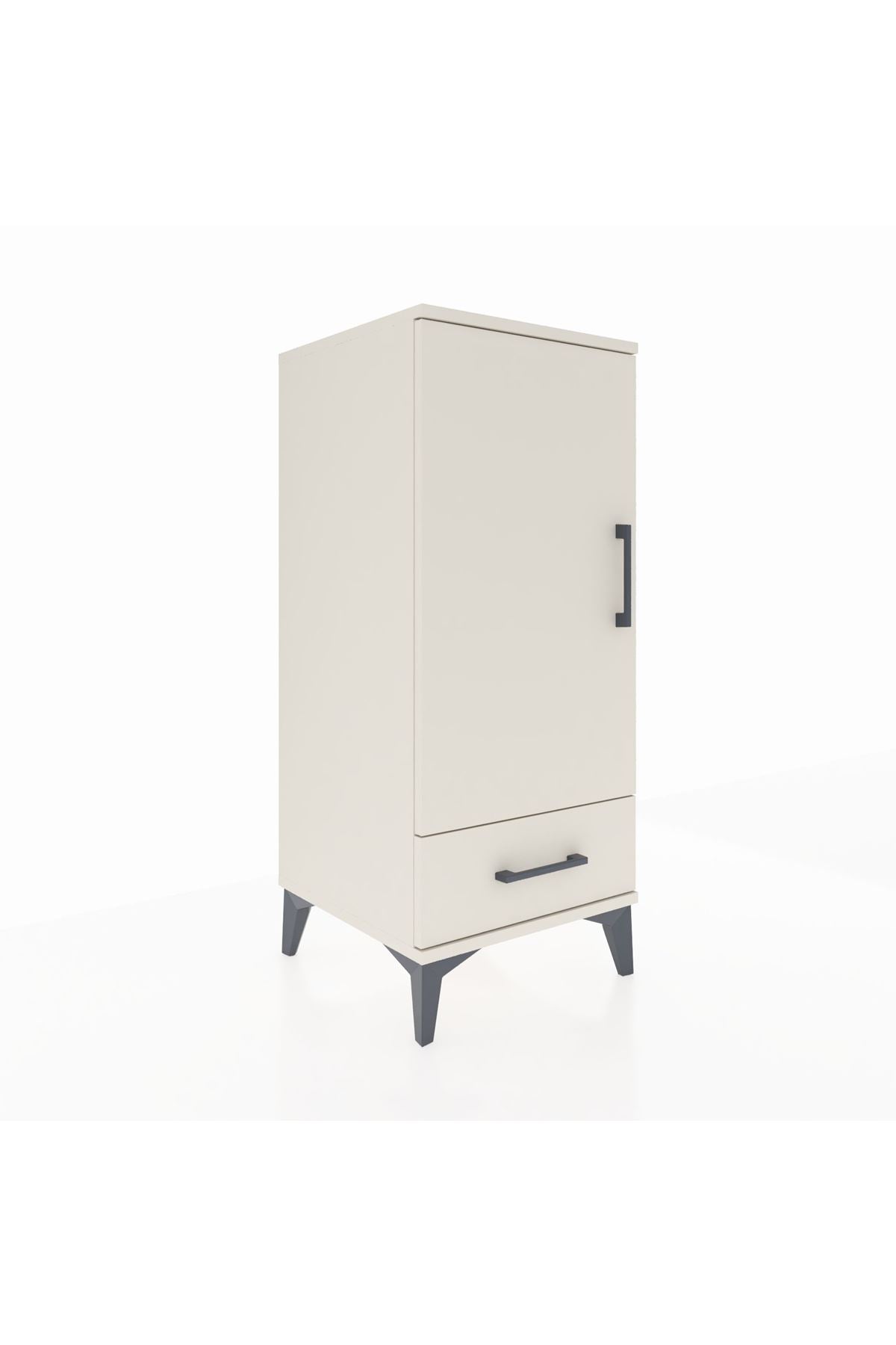 Hyperion Komodin 2 Raflı Tek Çekmeceli Tek Kapaklı 44x44x106 - S43M004V1B