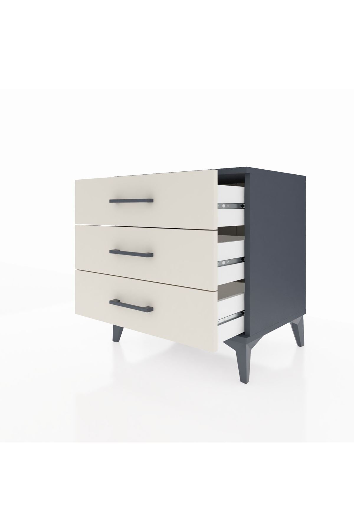 Hyperion Komodin 3 Çekmeceli 60x44x64 - S45M001V4B