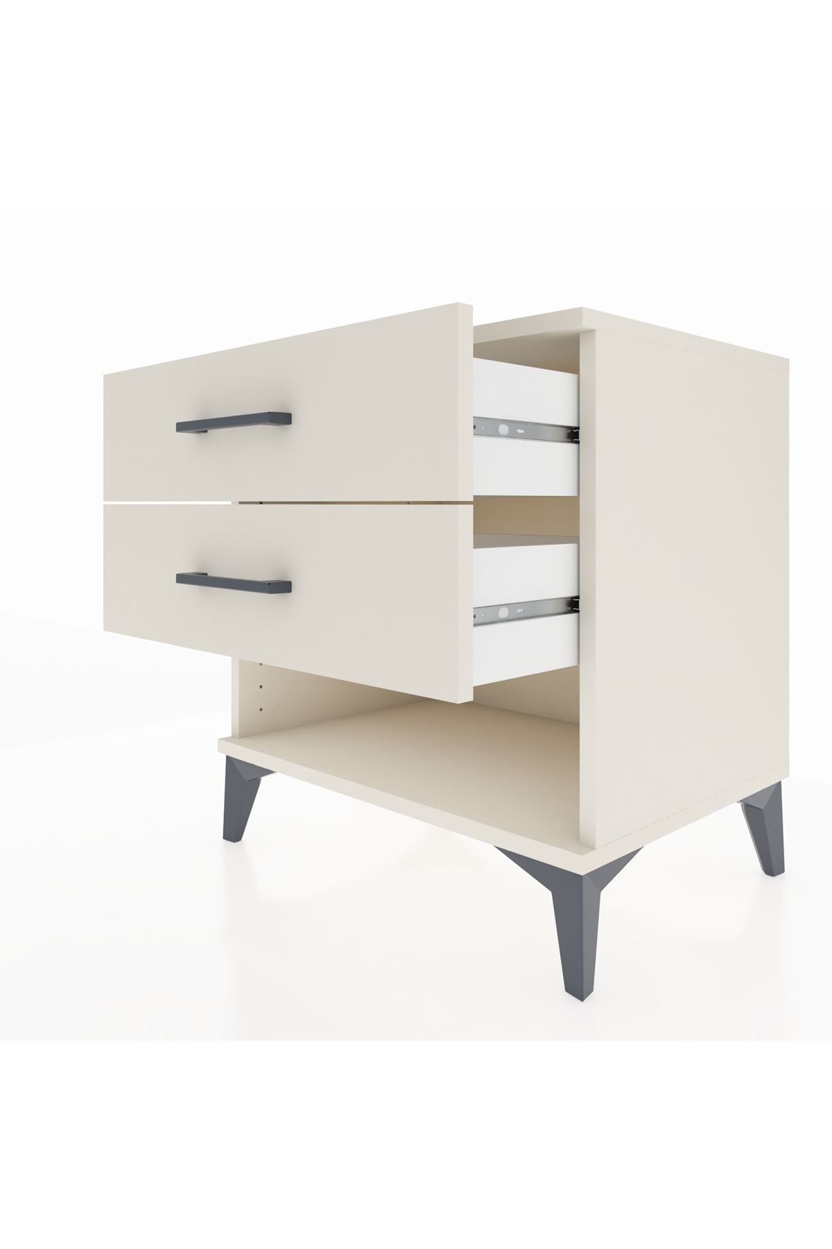 Hyperion Komodin 2 Çekmeceli 60x44x64 - S45M002V1B