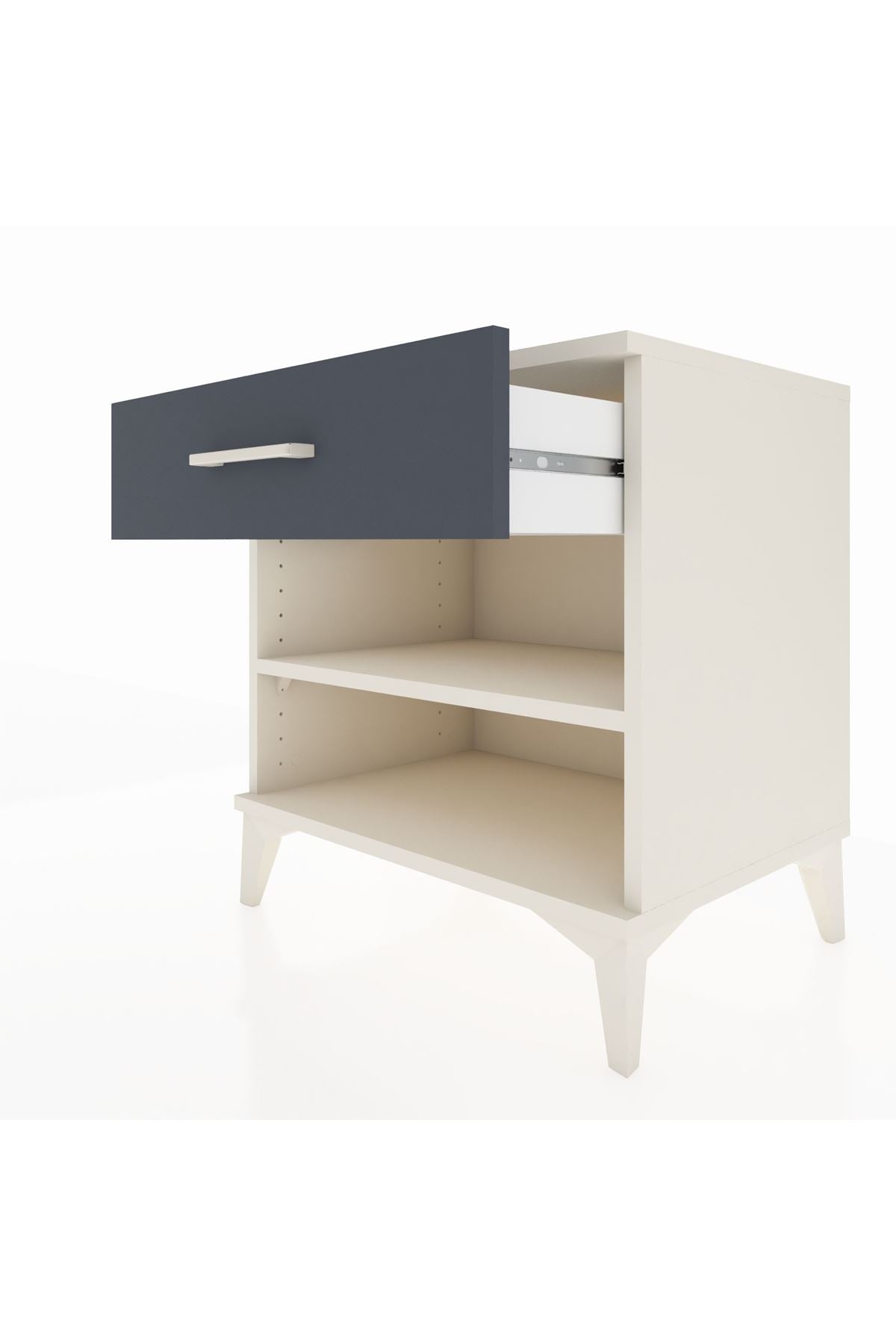 Hyperion Komodin Tek Raflı Tek Çekmeceli 60x44x64 - S45M003V2B