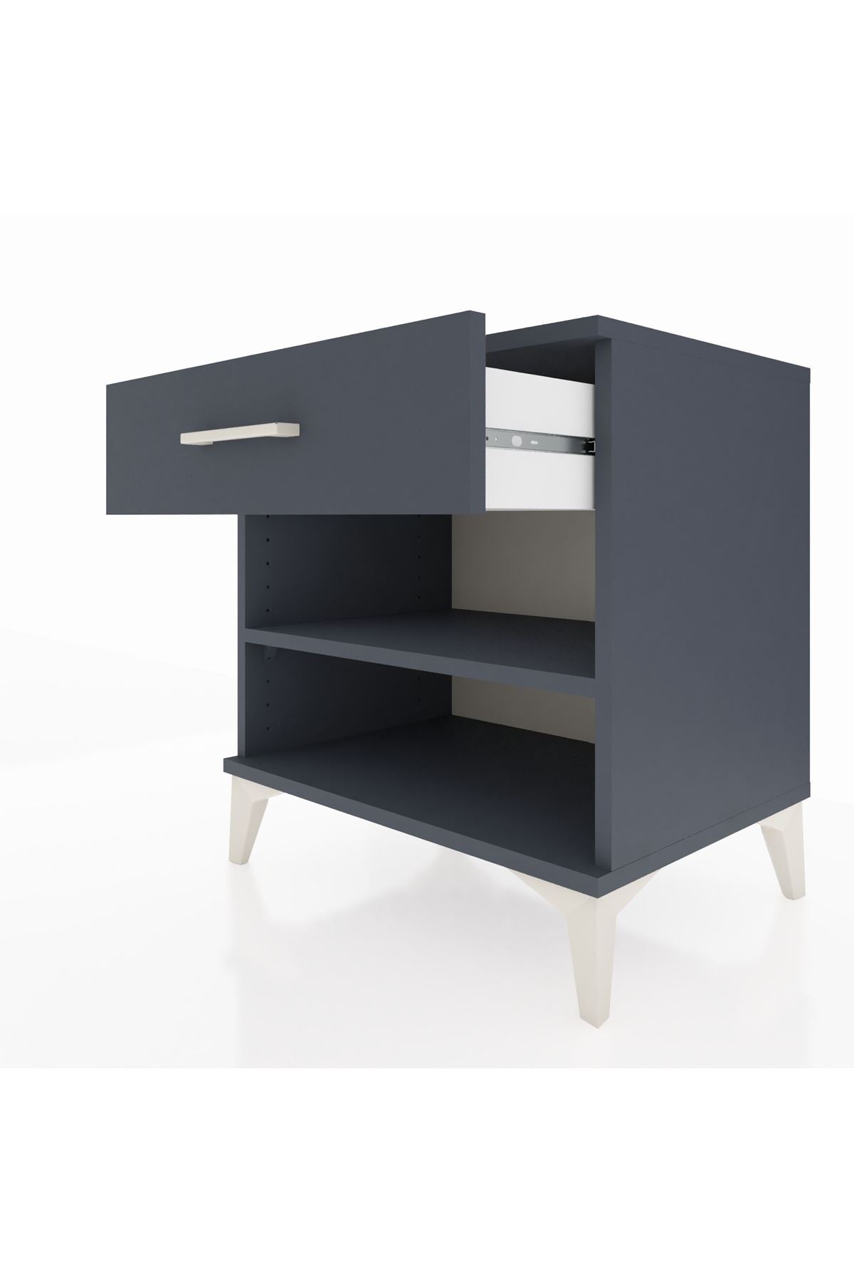Hyperion Komodin Tek Raflı Tek Çekmeceli 60x44x64 - S45M003V5B
