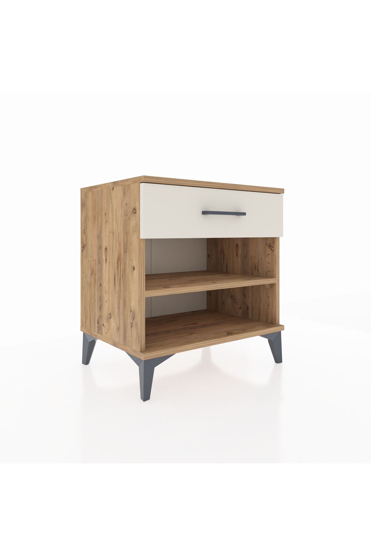 Hyperion Komodin Tek Raflı Tek Çekmeceli 60x44x64 - S45M003V7B
