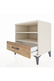 Hyperion Komodin 2 Raflı Tek Çekmeceli 60x44x64 - S45M004V3B