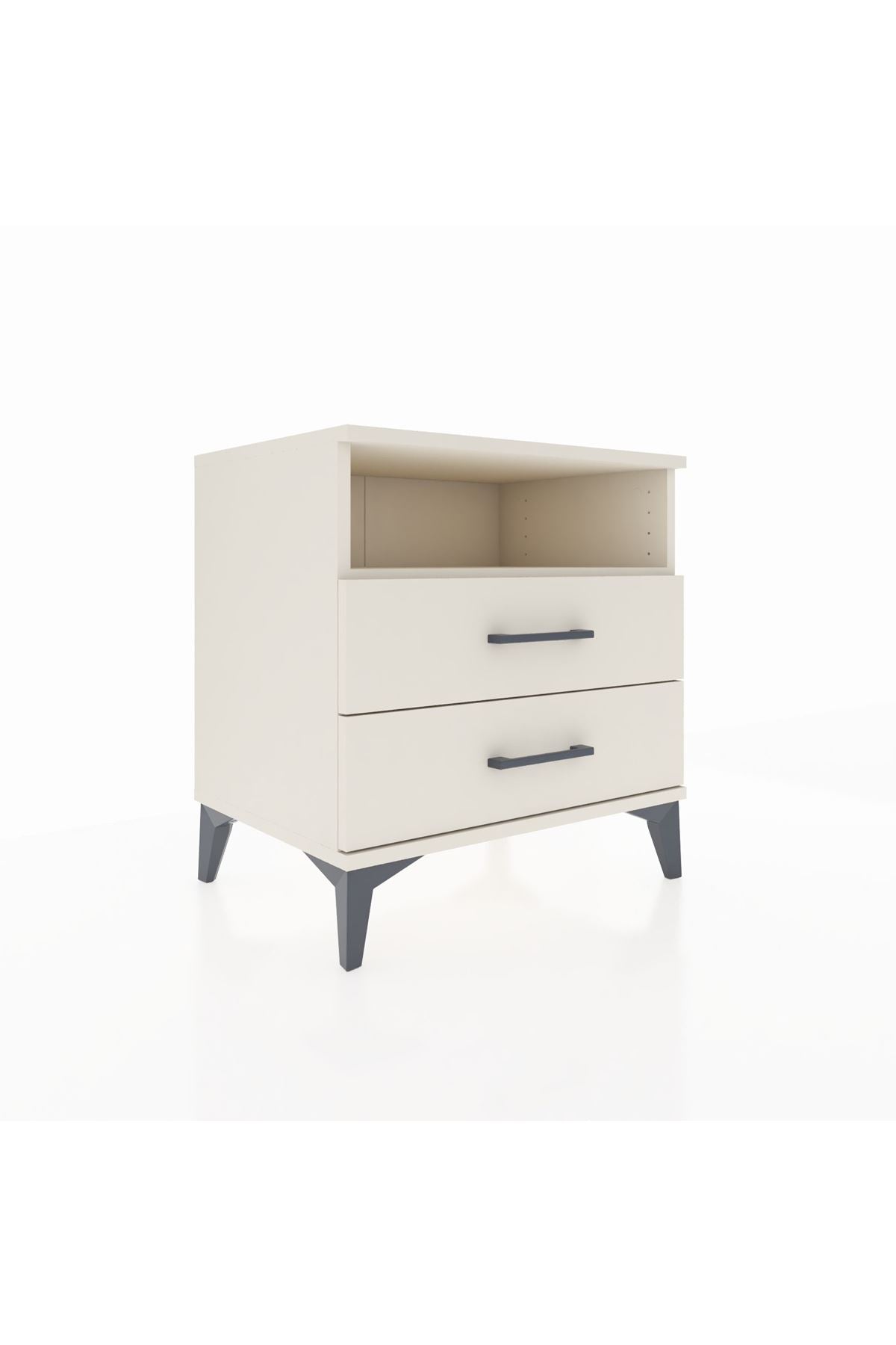 Hyperion Komodin Tek Raflı 2 Çekmeceli 60x44x64 - S45M005V1B