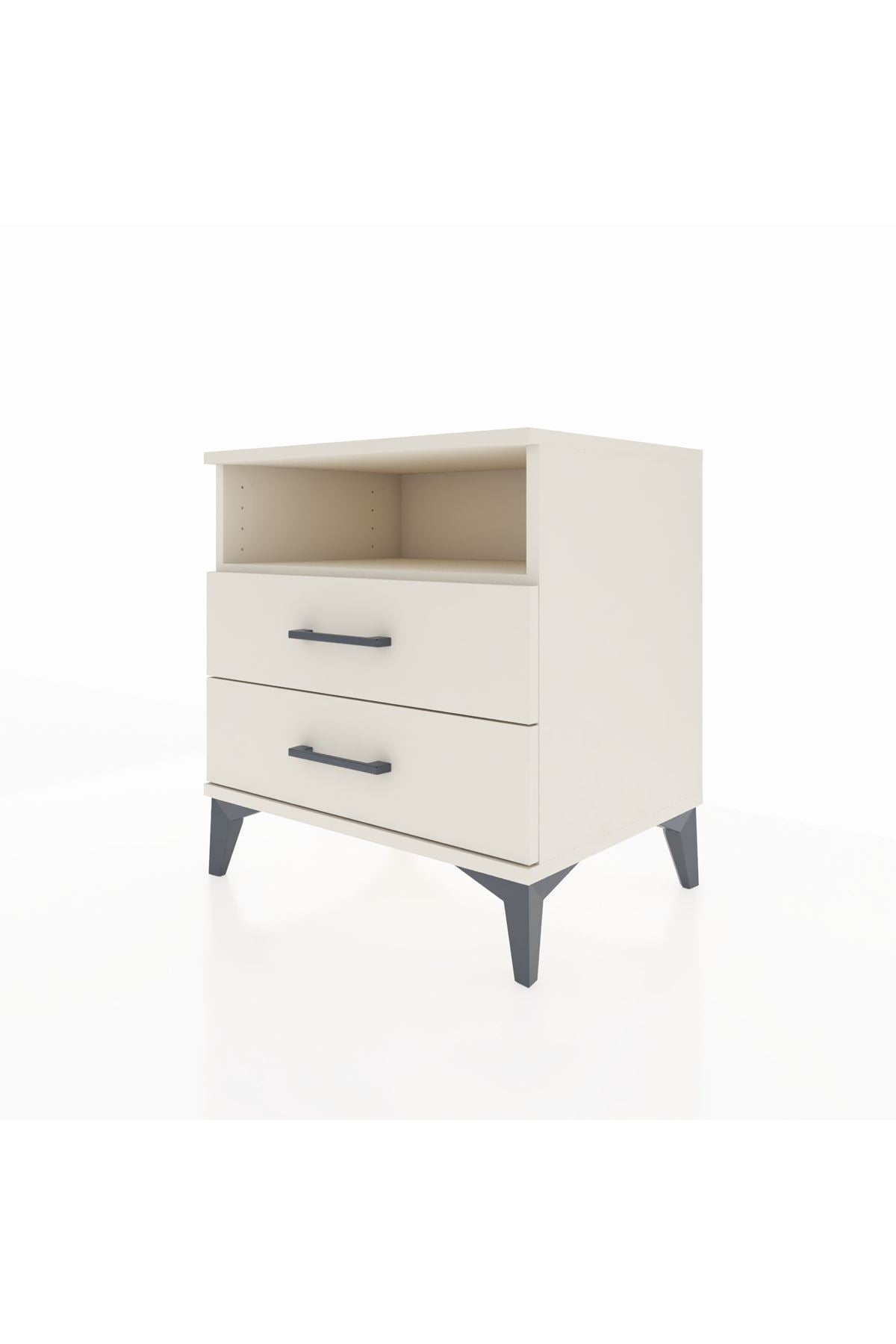 Hyperion Komodin Tek Raflı 2 Çekmeceli 60x44x64 - S45M005V1B