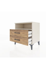 Hyperion Komodin Tek Raflı 2 Çekmeceli 60x44x64 - S45M005V3B