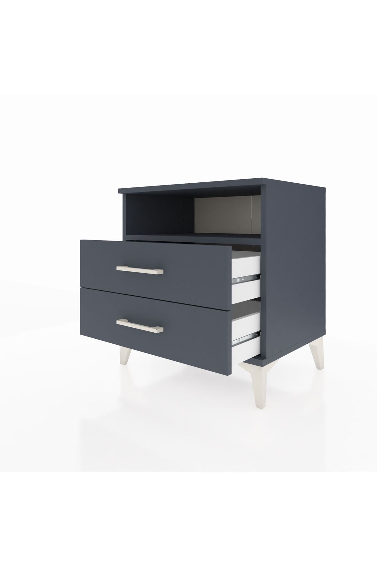 Hyperion Komodin Tek Raflı 2 Çekmeceli 60x44x64 - S45M005V5B