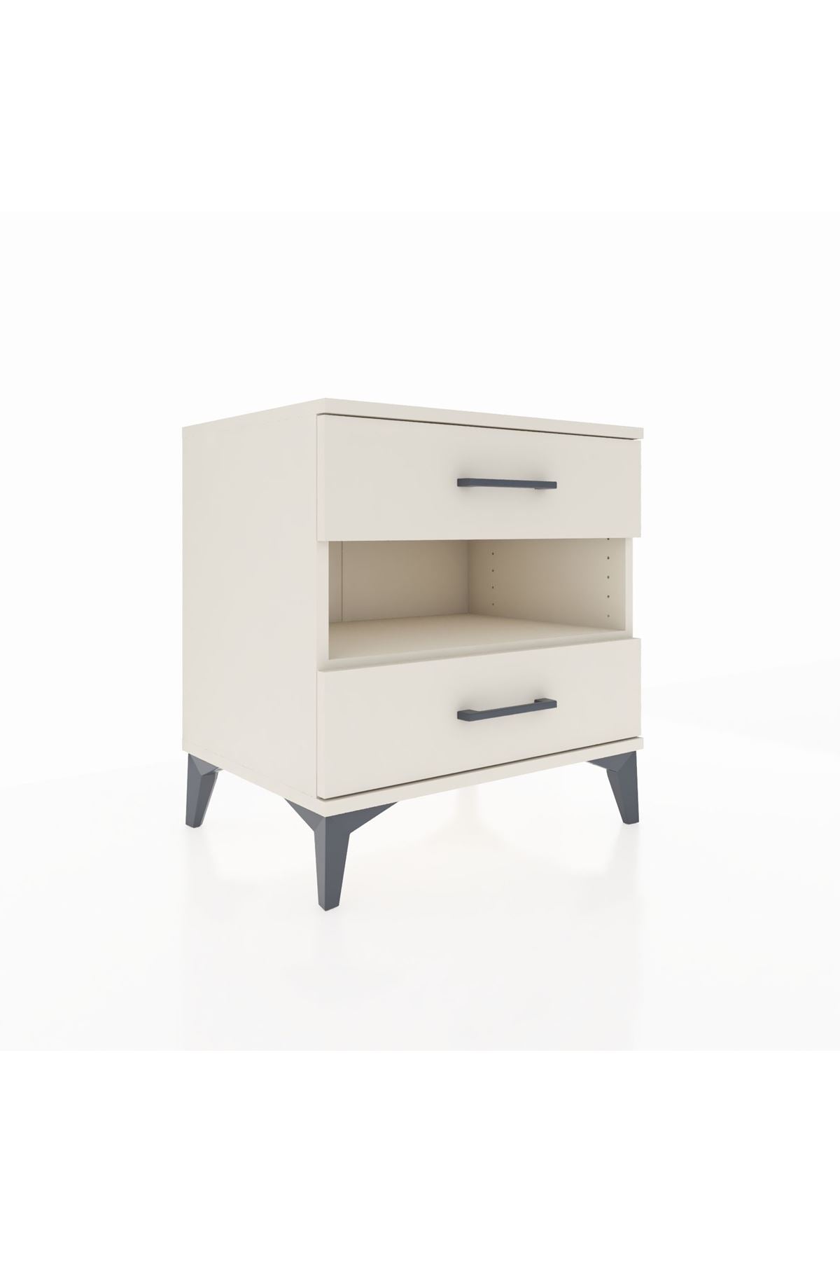 Hyperion Komodin Tek Raflı 2 Çekmeceli 60x44x64 - S45M006V1B