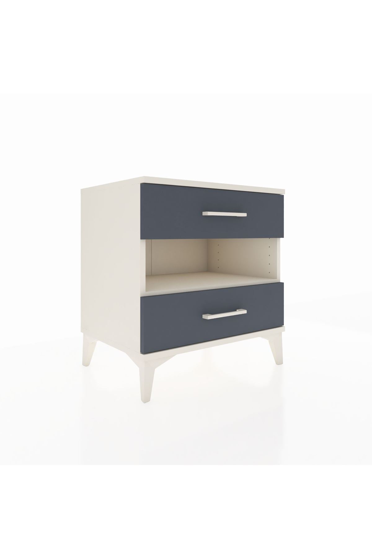 Hyperion Komodin Tek Raflı 2 Çekmeceli 60x44x64 - S45M006V2B