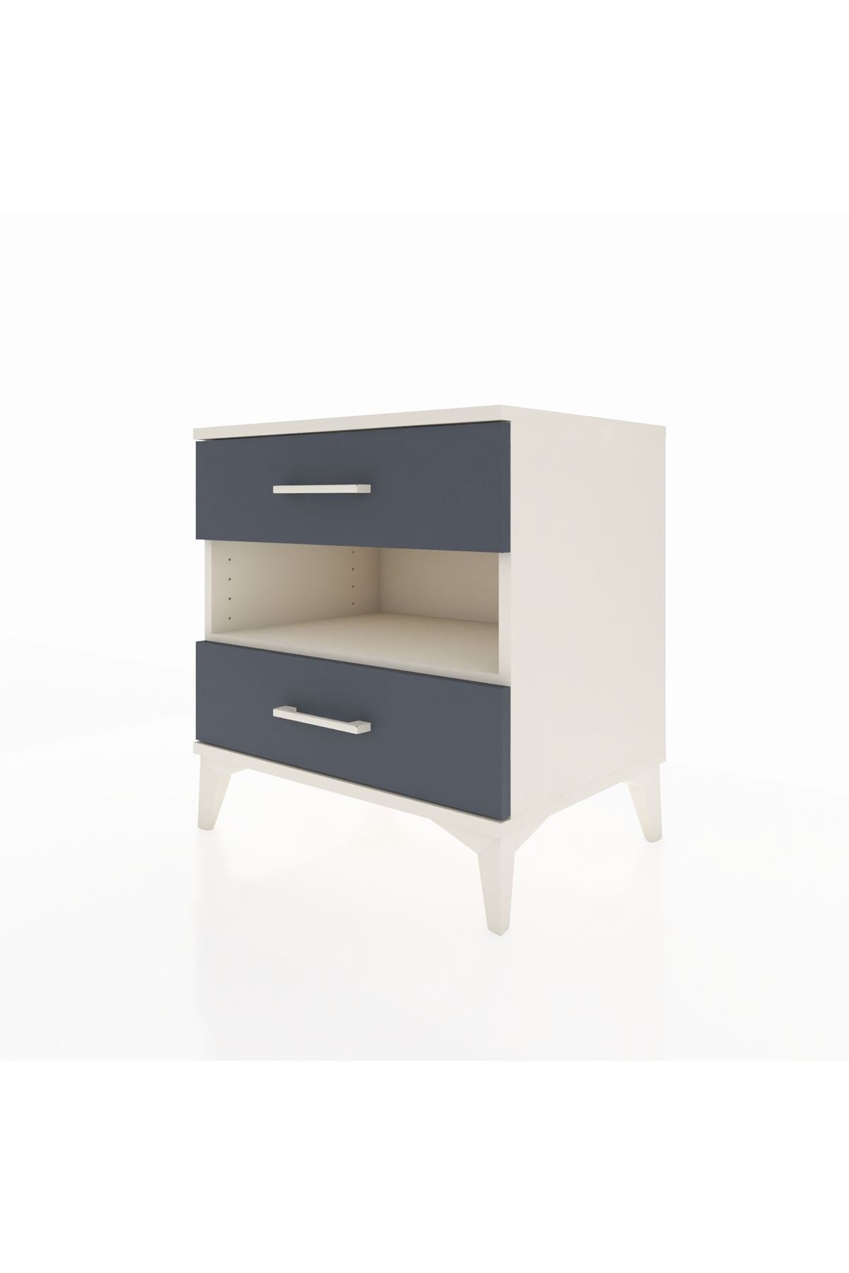 Hyperion Komodin Tek Raflı 2 Çekmeceli 60x44x64 - S45M006V2B