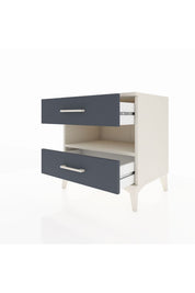 Hyperion Komodin Tek Raflı 2 Çekmeceli 60x44x64 - S45M006V2B