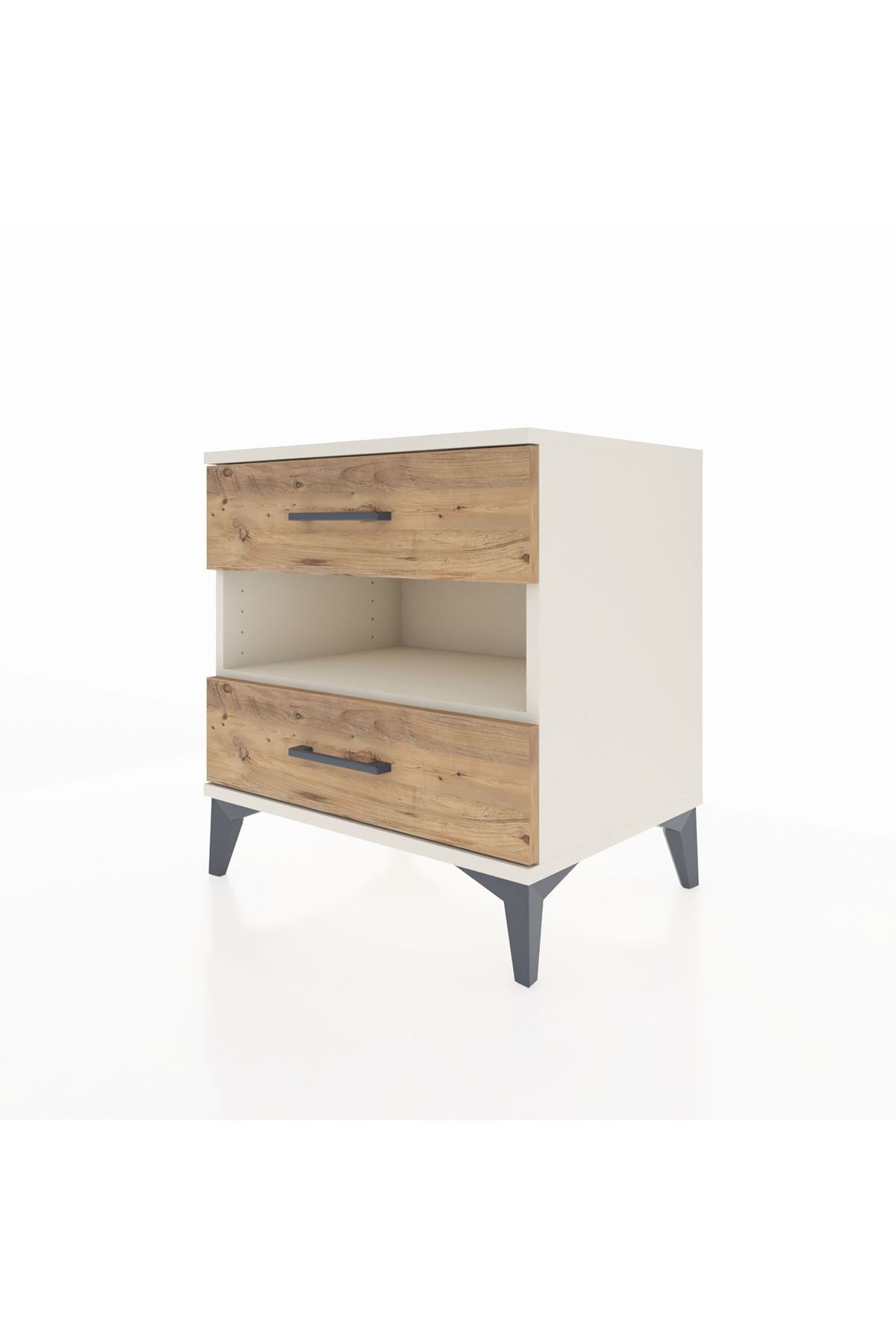Hyperion Komodin Tek Raflı 2 Çekmeceli 60x44x64 - S45M006V3B
