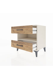 Hyperion Komodin Tek Raflı 2 Çekmeceli 60x44x64 - S45M006V3B