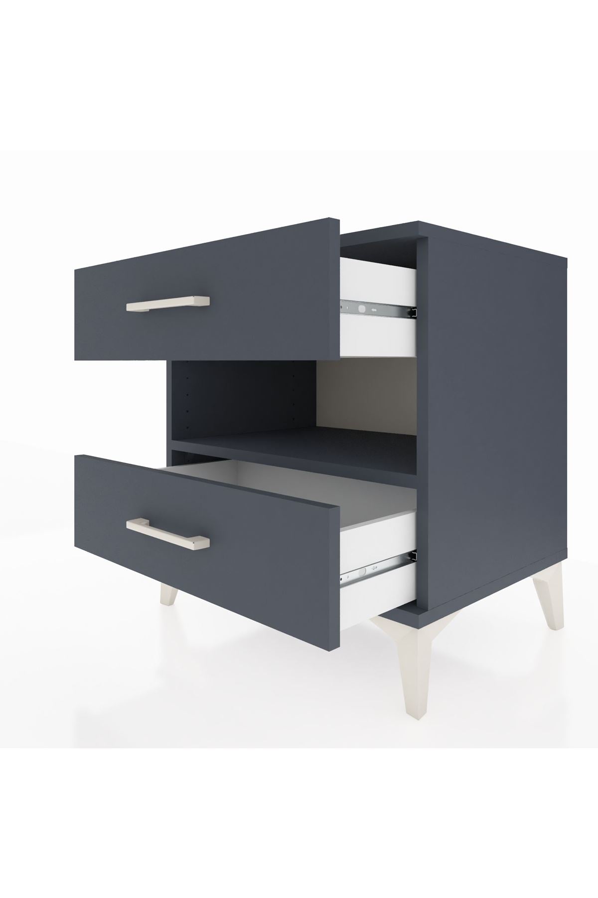 Hyperion Komodin Tek Raflı 2 Çekmeceli 60x44x64 - S45M006V5B