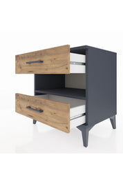 Hyperion Komodin Tek Raflı 2 Çekmeceli 60x44x64 - S45M006V6B
