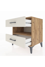 Hyperion Komodin Tek Raflı 2 Çekmeceli 60x44x64 - S45M006V7B