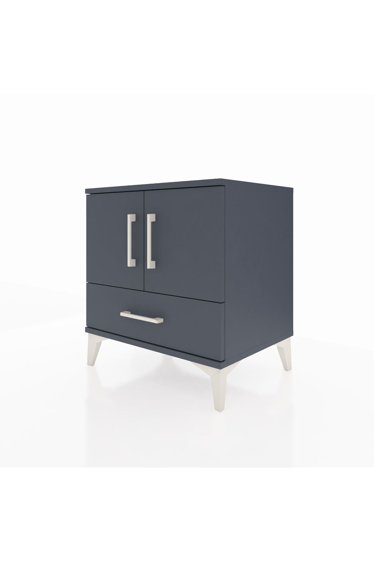 Hyperion Komodin 2 Raflı Tek Çekmeceli 2 Kapaklı 60x44x64 - S45M007V5B