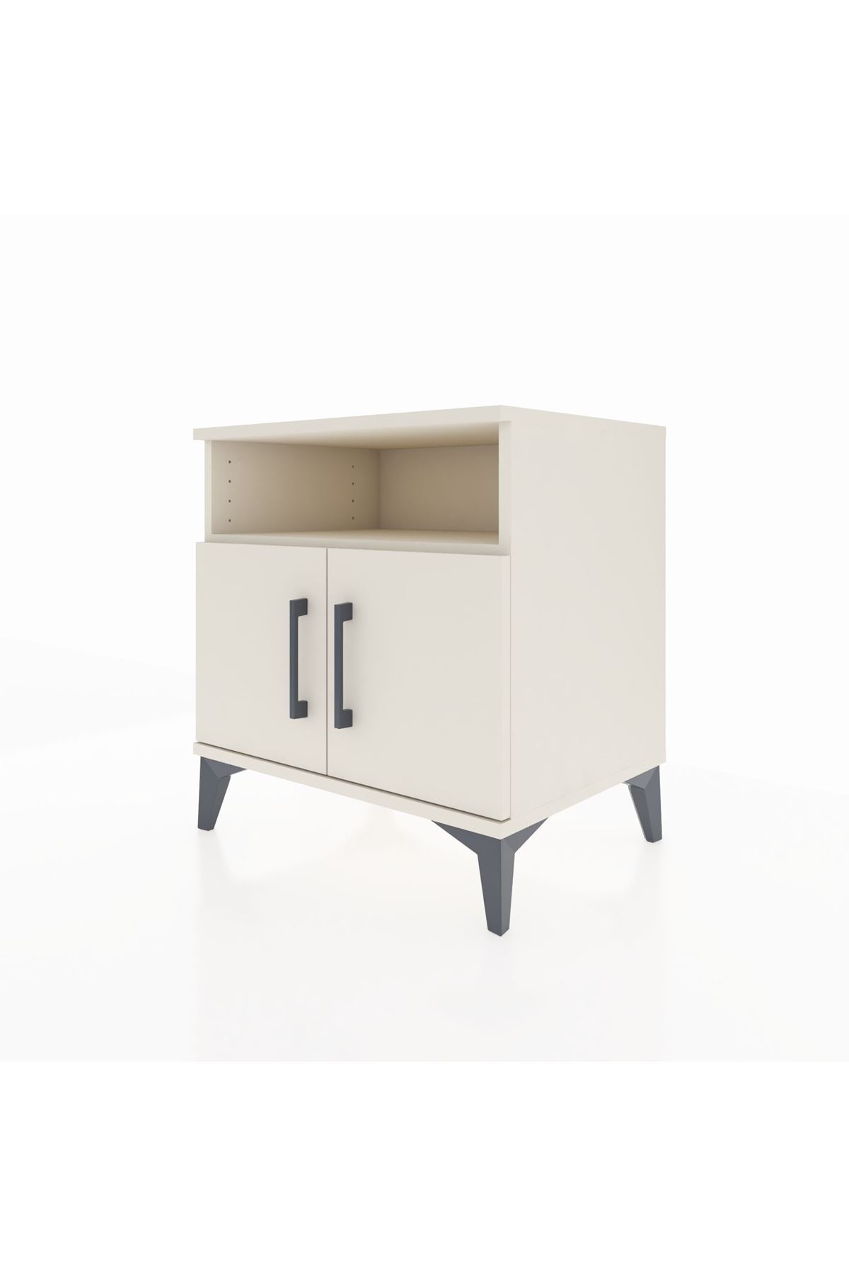 Hyperion Komodin 2 Raflı 2 Kapaklı 60x44x64 - S45M009V1B