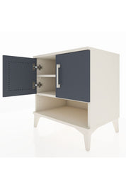 Hyperion Komodin 2 Raflı 2 Kapaklı 60x44x64 - S45M010V2B