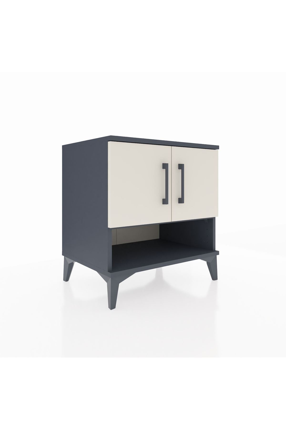 Hyperion Komodin 2 Raflı 2 Kapaklı 60x44x64 - S45M010V4B