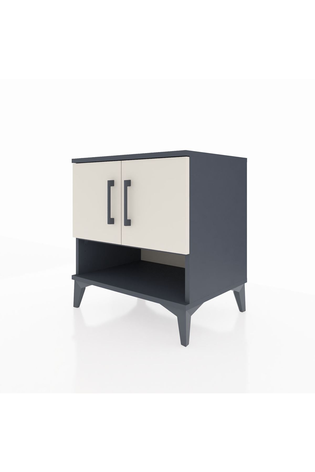 Hyperion Komodin 2 Raflı 2 Kapaklı 60x44x64 - S45M010V4B