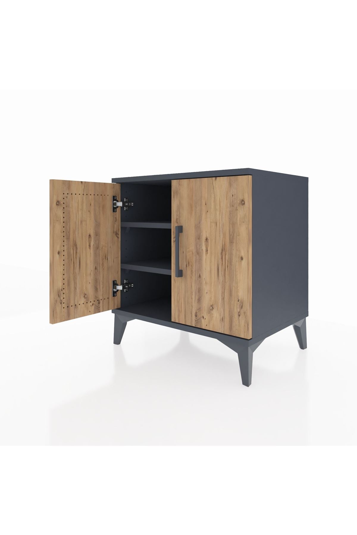Hyperion Komodin 2 Raflı 2 Kapaklı 60x44x64 - S45M011V6B