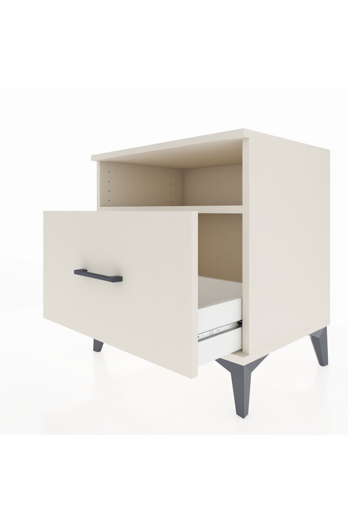Hyperion Komodin Tek Raflı Tek Çekmeceli 60x44x64 - S45M015V1B