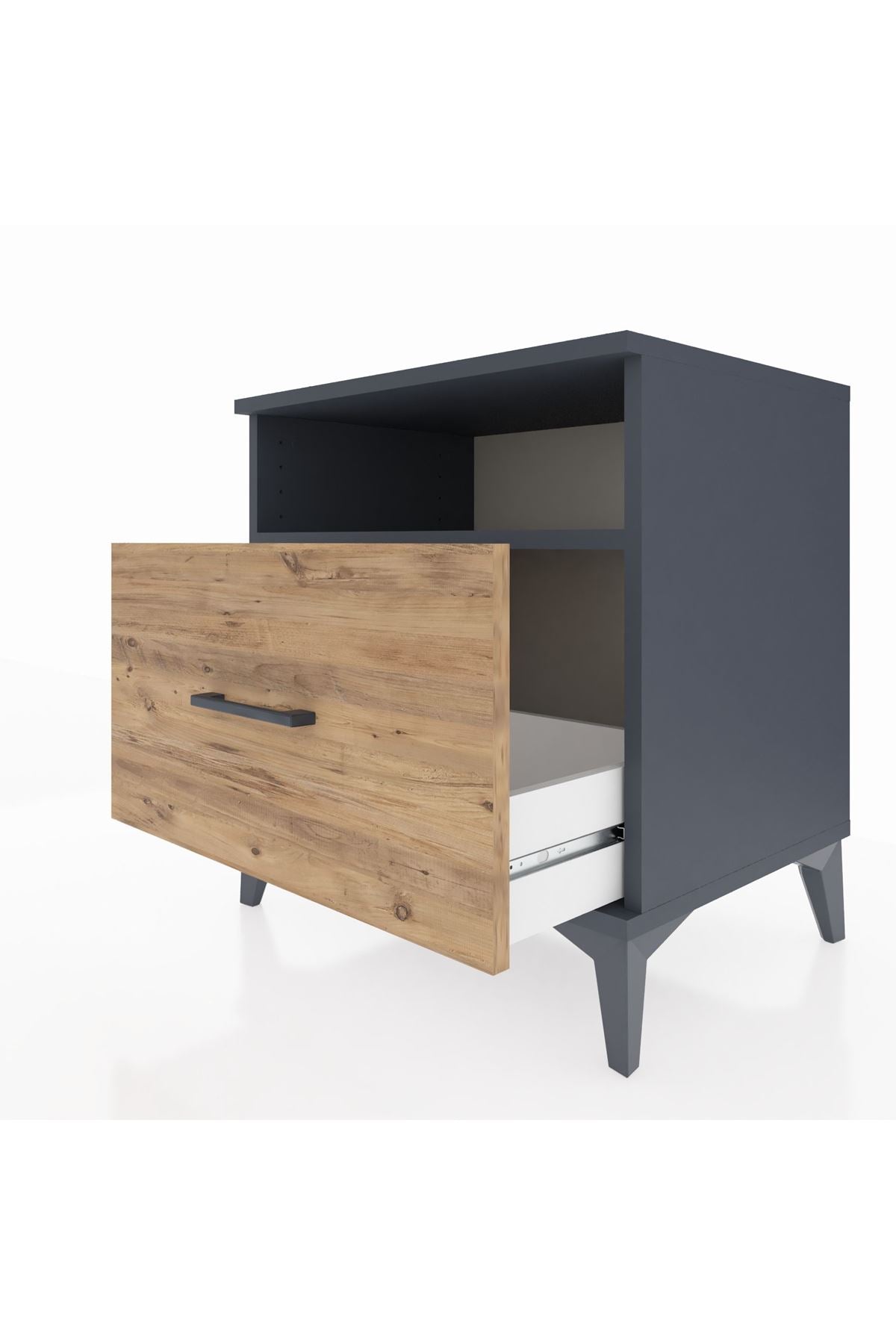 Hyperion Komodin Tek Raflı Tek Çekmeceli 60x44x64 - S45M015V6B
