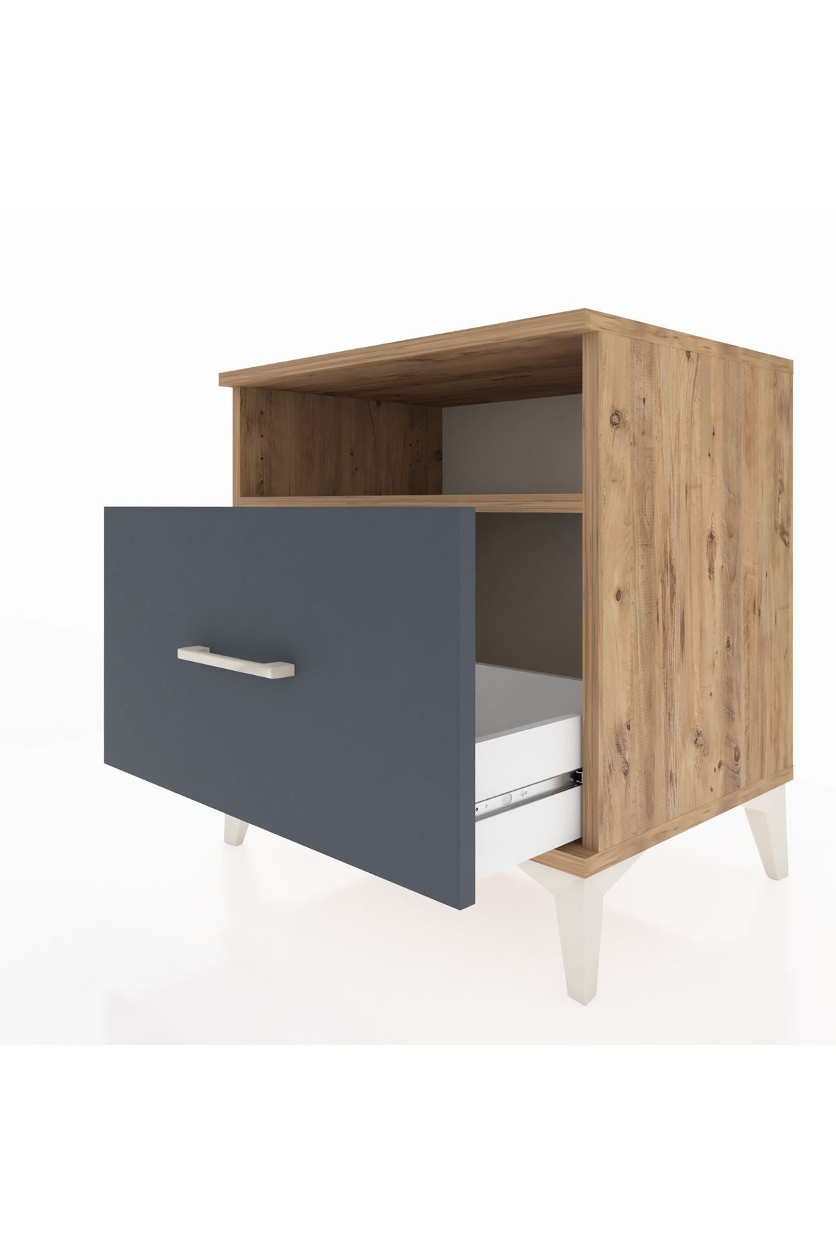 Hyperion Komodin Tek Raflı Tek Çekmeceli 60x44x64 - S45M015V8B