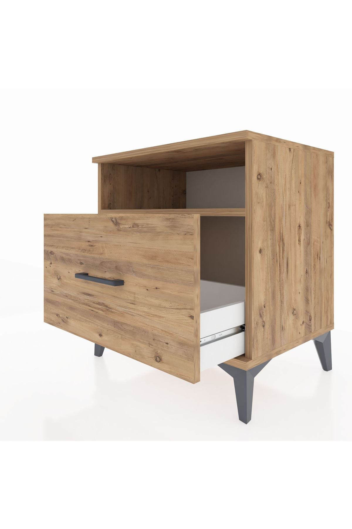 Hyperion Komodin Tek Raflı Tek Çekmeceli 60x44x64 - S45M015V9B