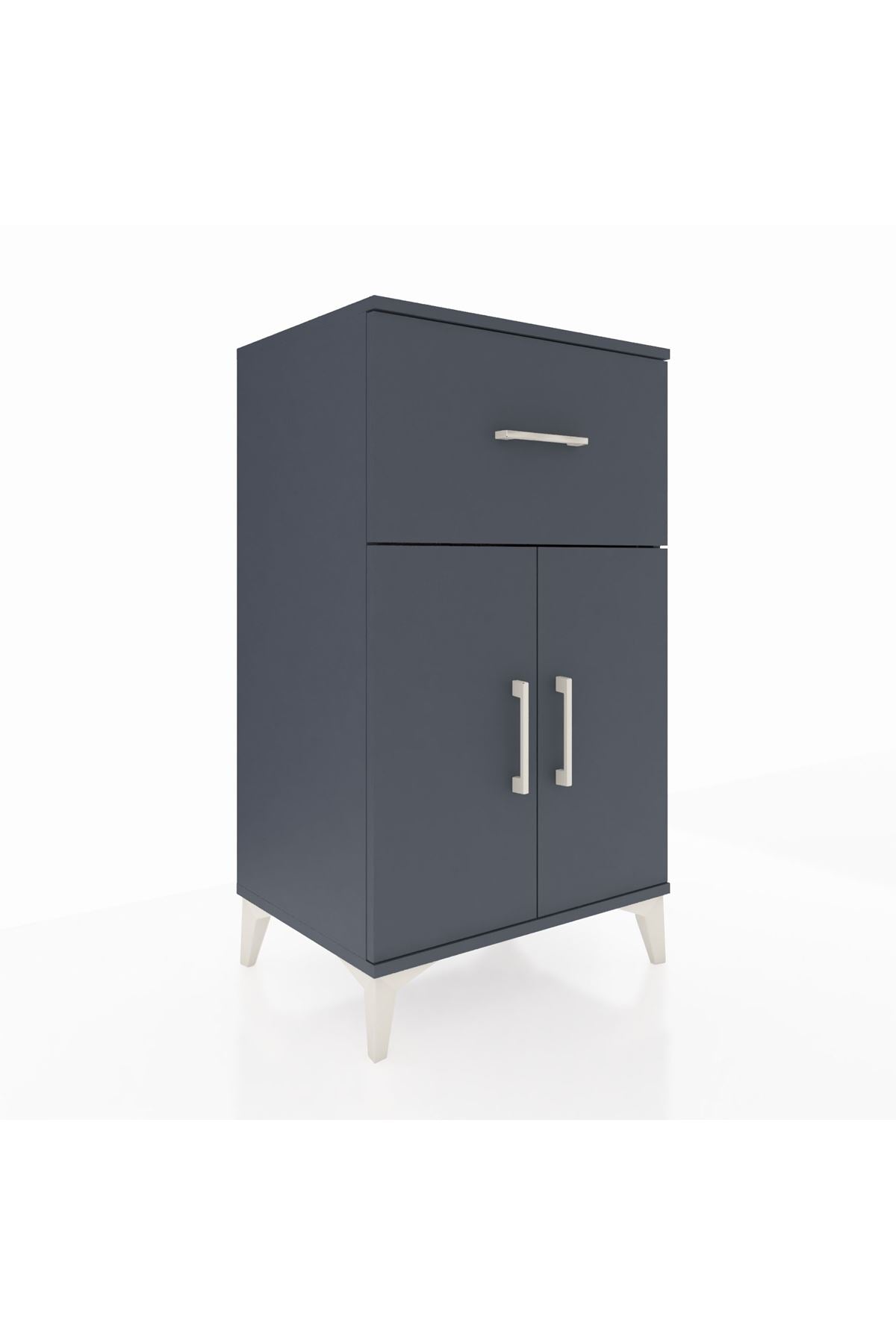 Hyperion Komodin Tek Raflı Tek Çekmeceli 2 Kapaklı 60x44x106 - S48M010V5B