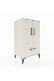 Hyperion Komodin 2 Raflı Tek Çekmeceli 2 Kapaklı 60x44x106 - S48M011V1B
