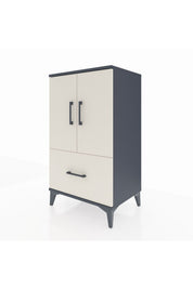 Hyperion Komodin 2 Raflı Tek Çekmeceli 2 Kapaklı 60x44x106 - S48M011V4B