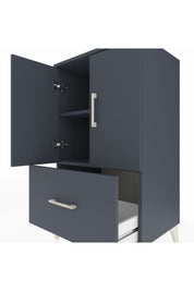Hyperion Komodin 2 Raflı Tek Çekmeceli 2 Kapaklı 60x44x106 - S48M011V5B