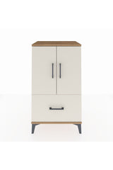 Hyperion Komodin 2 Raflı Tek Çekmeceli 2 Kapaklı 60x44x106