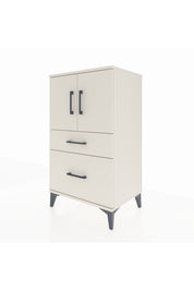Hyperion Komodin 2 Raflı 2 Çekmeceli 2 Kapaklı 60x44x106 - S48M012V1B