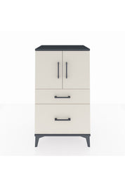 Hyperion Komodin 2 Raflı 2 Çekmeceli 2 Kapaklı 60x44x106 - S48M012V4B