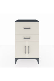 Hyperion Komodin Tek Raflı 2 Çekmeceli 2 Kapaklı 60x44x106 - S48M013V4B