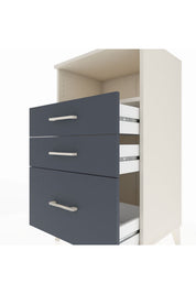 Hyperion Komodin Tek Raflı 3 Çekmeceli 60x44x106 - S48M014V2B