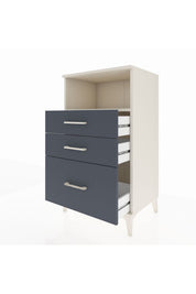 Hyperion Komodin Tek Raflı 3 Çekmeceli 60x44x106 - S48M014V2B