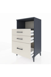 Hyperion Komodin Tek Raflı 3 Çekmeceli 60x44x106 - S48M014V4B
