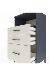 Hyperion Komodin Tek Raflı 3 Çekmeceli 60x44x106 - S48M014V4B