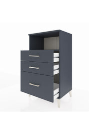 Hyperion Komodin Tek Raflı 3 Çekmeceli 60x44x106 - S48M014V5B