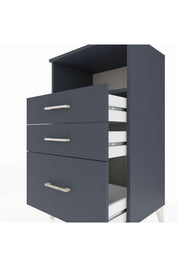Hyperion Komodin Tek Raflı 3 Çekmeceli 60x44x106 - S48M014V5B