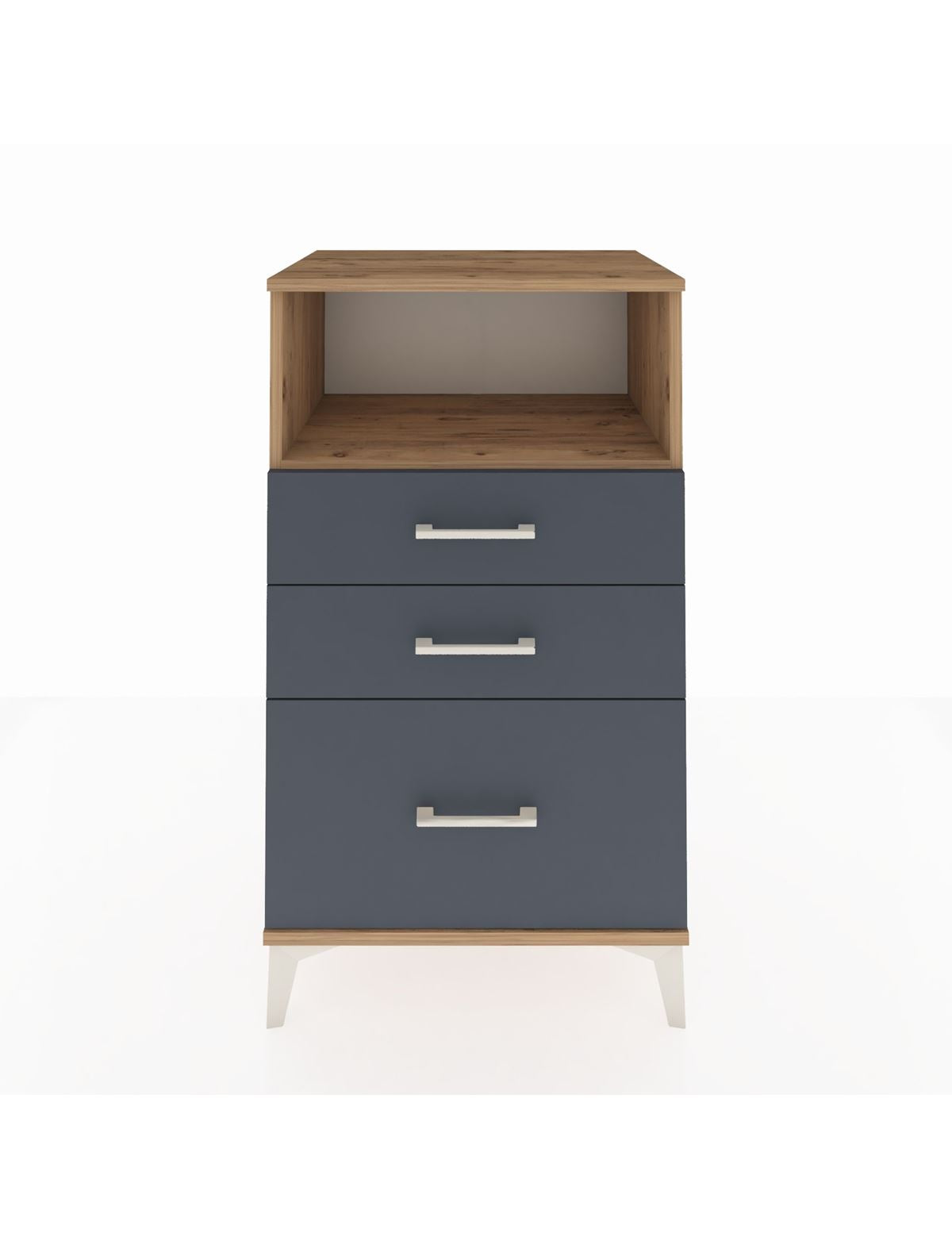 Hyperion Komodin Tek Raflı 3 Çekmeceli 60x44x106 - S48M014V8B