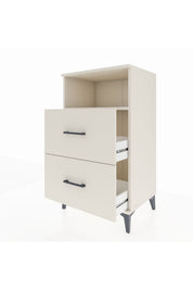 Hyperion Komodin Tek Raflı 2 Çekmeceli 60x44x106 - S48M015V1B
