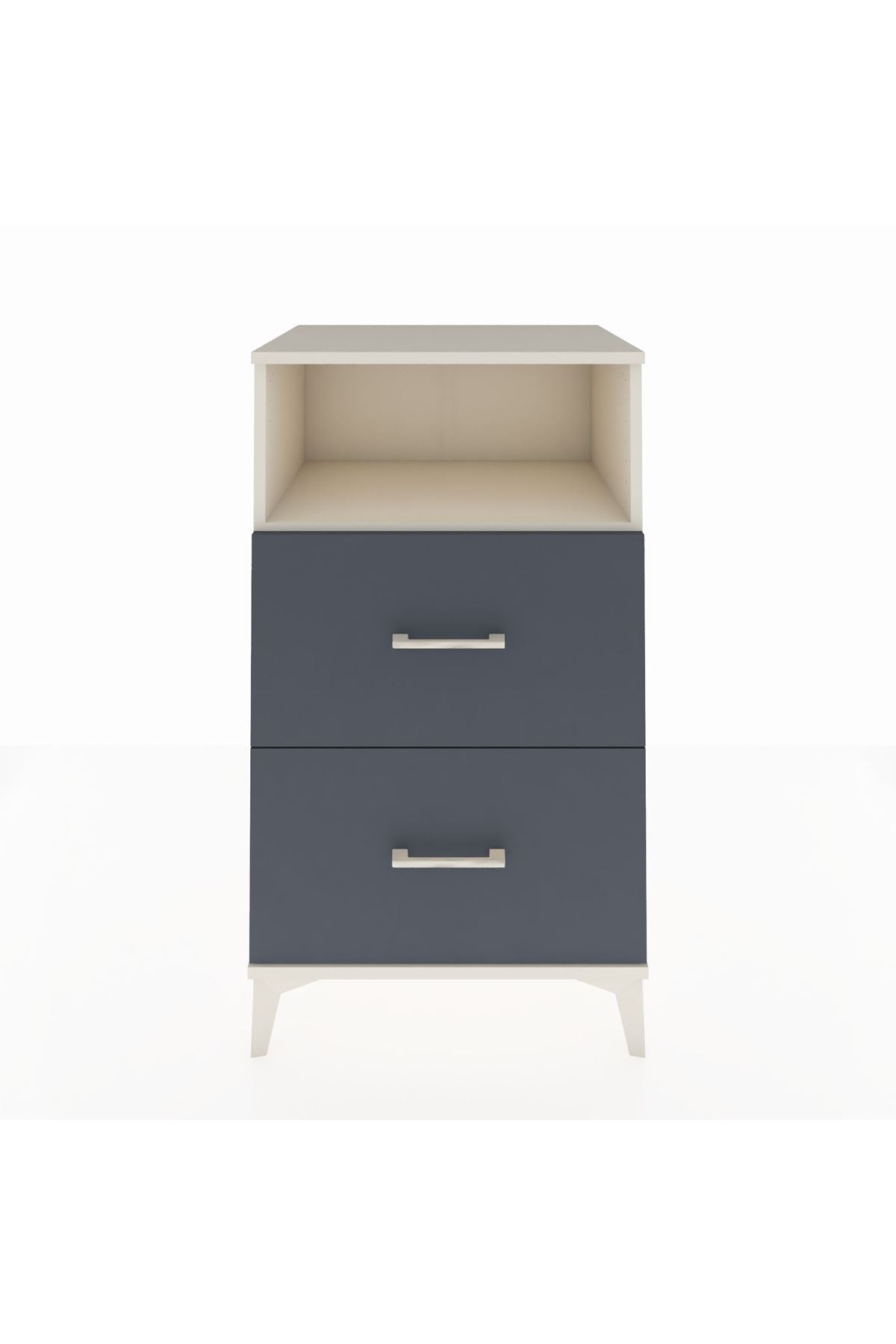 Hyperion Komodin Tek Raflı 2 Çekmeceli 60x44x106 - S48M015V2B