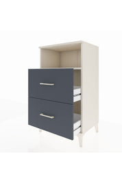 Hyperion Komodin Tek Raflı 2 Çekmeceli 60x44x106 - S48M015V2B